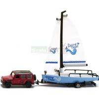 Preview Mercedes Benz AMG G65 with Sailing Boat and Trailer