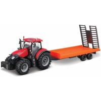 Preview Case IH Optum CVX 300 Tractor with Bale Trailer