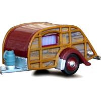 Preview Caravan Woody - Brown / Red