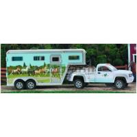 Preview Stablemates Pick-up Truck & Gooseneck Trailer - Patterned