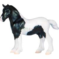Preview Stablemates American Spotted Draft Horse - Black Tobiano