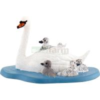 Preview Swan and Cygnets