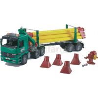 Preview Mercedes Benz Actros Pole Loading Truck With Portal Jib Crane