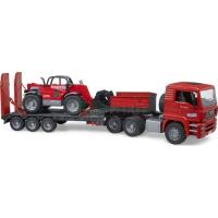 Preview MAN TGA 41.440 Low Loader with Manitou MLT633 Telehandler