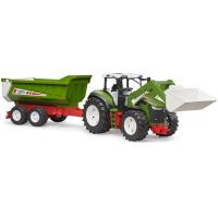 Preview Roadmax Tractor with Front Loader and Tipping Trailer - Image 3