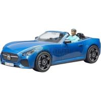 Preview Bruder Roadster with Driver - Blue