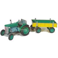 Preview Zetor Clockwork Tractor and Metal Trailer