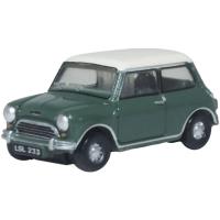 Classic Mini Car - Almond Green / Old English White