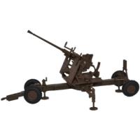 Preview Bofors 40mm Anti-Aircraft Gun - Brown