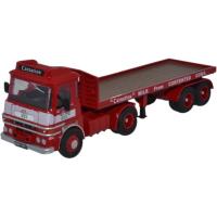 Preview ERF LV Flatbed Trailer - Carnation