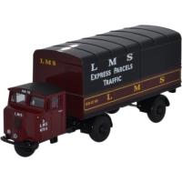 Preview Scammell Mechanical Horse Van Trailer - LMS