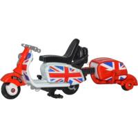 Preview Scooter and Trailer - Union Jack