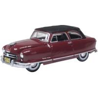 Preview Nash Rambler Custom Landau Convertible (closed) 1950 - Sunset Maroon