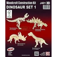 Preview Dinosaur Set 1 Woodcraft Construction Kit