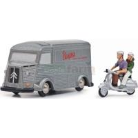 Preview Citroen HY with Vespa - Silver