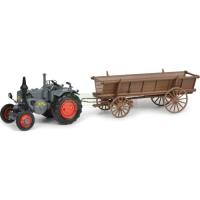 Preview Lanz Bulldog with Hay Trailer