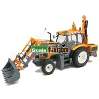 Preview Renault Ergos 100 with Front Loader and Rear Mower