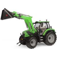 Deutz Fahr 6150.4 TTV Tractor with Front Loader - Standard Green