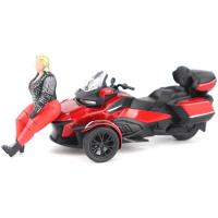 Preview CAN-AM Spyder RT Trike with Figure - Red / Black
