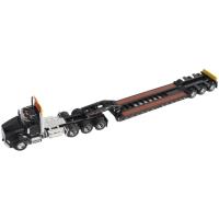 Preview Kenworth T880 SBFA Daycab Tridem Tractor with Trail King TK120 HDG Lowboy Trailer - Image 2