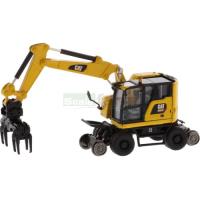 Preview CAT M323F Railroad Wheeled Excavator with 3 Attachments