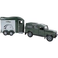 Preview Land Rover Defender with Horse Trailer and 2 Horses