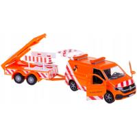 Preview VW Transporter Van with Arrow Sign Trailer - Image 1