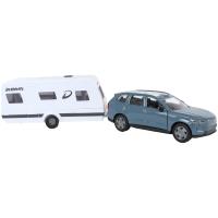 Preview Volvo EX90 with Dethleffs Caravan