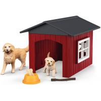 Preview Dog Kennel with Golden Retrievers